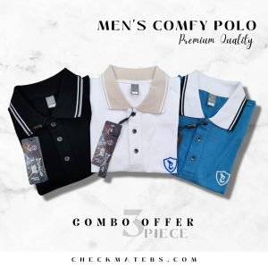 Black White And Sky blue combo-2XL