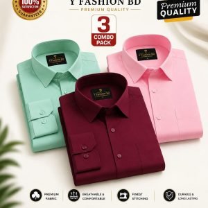 Oxford  febrices shirt deeppink,meroon,pest-M
