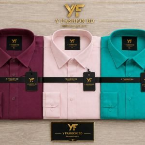 Pest pink purpel 3 pcs combo shirt-L