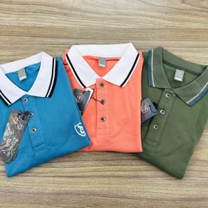 polo t shirt babypink,Olive,skyblue-L